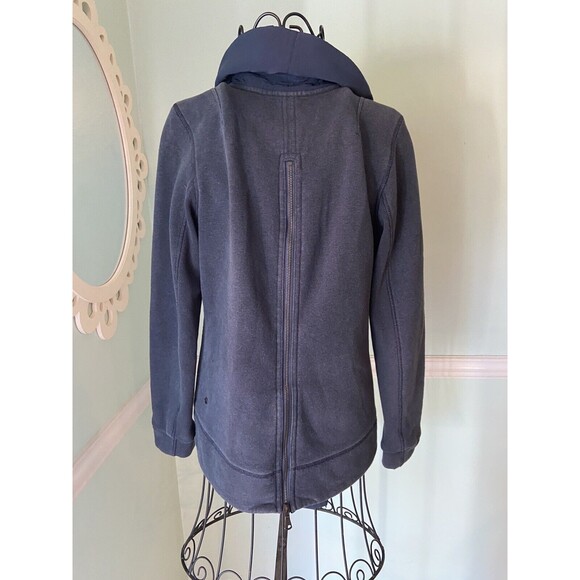 Lululemon Size 6? Small Inkwell Navy Blue En Route Jacket Full Zip - Picture 6 of 12